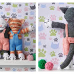 Toy Cat Free Knitting Pattern