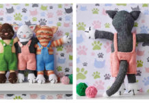 Toy Cat Free Knitting Pattern