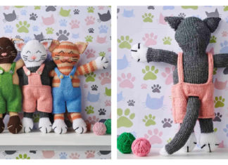 Toy Cat Free Knitting Pattern