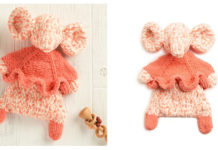 Ballerina Elephant Rag Doll Free Knitting Pattern