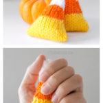 Candy Corn Handwarmers Free Knitting Pattern