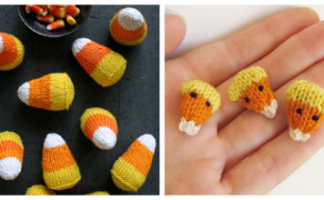 Candy Corn Softies Free Knitting Patterns