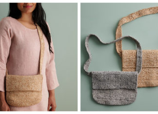 Crossbody Pocket Bag Free Knitting Pattern