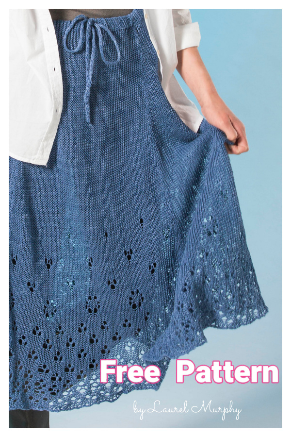 Lana Lacey Skirt Free Knitting Pattern