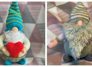 Gnome Gnorman Doll Free Knitting Pattern