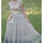 Lace Long Skirt Knitting Pattern