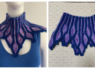 Leaf Buds Cowl Knitting Pattern