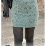 Mint Tulip Lace Skirt Free Knitting Pattern