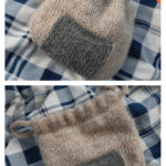 Onigiri Drawstring Pouch Free Knitting Pattern