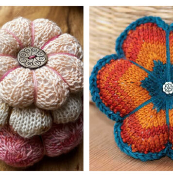 Pretty Pincushion Free Knitting Pattern