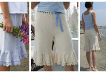 Ruffle Shorts Free Knitting Pattern