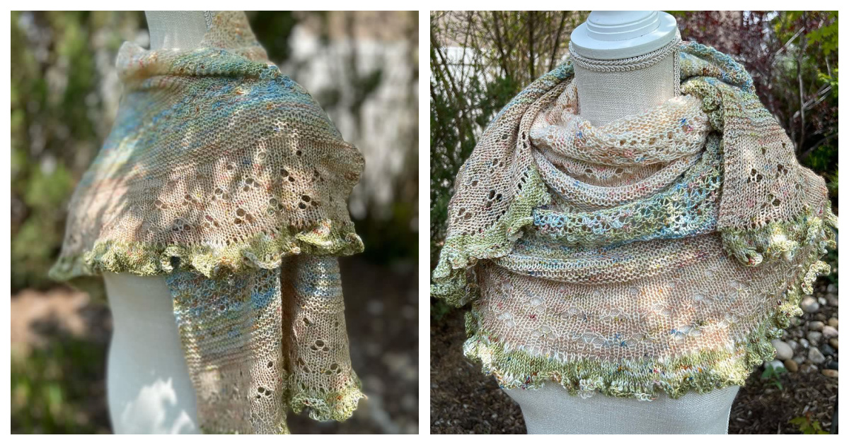 Tales of the Garden Shawl Free Knitting Pattern