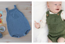 10+ Baby Romper Free Knitting Pattern