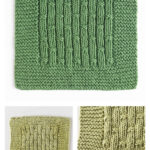 Bamboo Rib Dishcloth Free Knitting Pattern