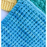 Bamboo Stitch Dish Cloth Free Knitting Pattern