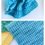 Bamboo Stitch Dish Cloth Free Knitting Pattern and Video Tutorial