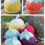 Chunky Harvest Hats Free Knitting Pattern