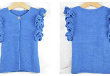 Cloudborn Kids Sleeveless Cardigan Free Knitting Pattern