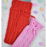 Cupid’s Candy Bags Free Knitting Pattern