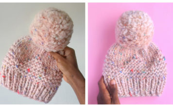 Easy Ade Beanie Hat Free Knitting Pattern