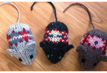 Fair Isle Mice Free Knitting Pattern