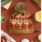 Fall Festival Beanie Free Knitting Pattern