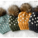 Little Hearts Baby Hat Free Knitting Pattern