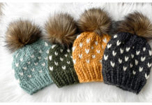 Little Hearts Baby Hat Free Knitting Pattern