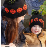 Pumpkin Bits Hat Free Knitting Pattern