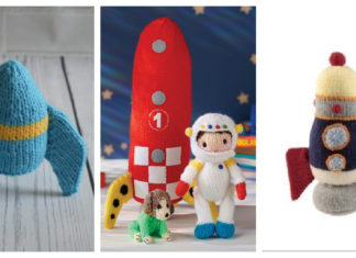 Rocket Toy Knitting Patterns