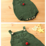 Rodolph Overall Onesies Free Knitting Pattern