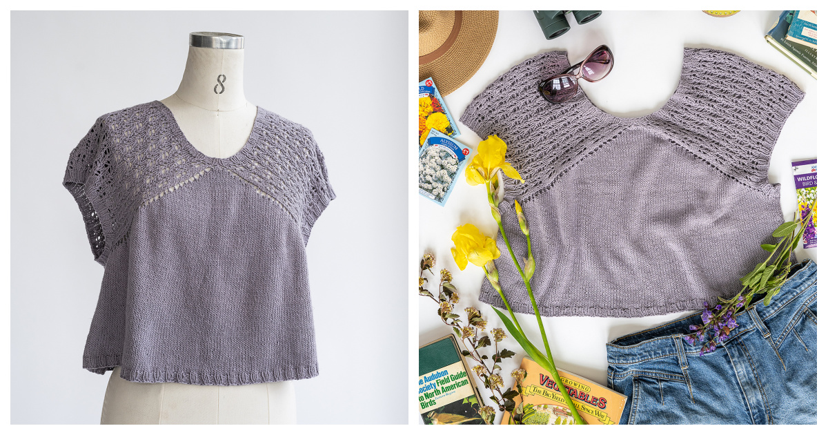 Summer Sweater Free Knitting Pattern