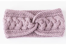 Summit Cables Headband Free Crochet Pattern