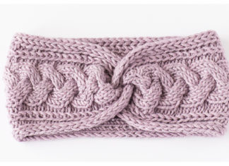 Summit Cables Headband Free Crochet Pattern