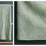 Tumbling Blocks Blanket Free Knitting Pattern