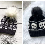 10+ Halloween Skull Hat Knitting Patterns