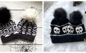 10+ Halloween Skull Hat Knitting Patterns