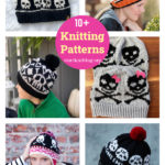 10+ Halloween Skull Hat Knitting Patterns
