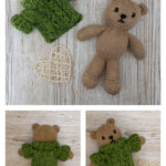 Bear in Sweater Free Knitting Pattern