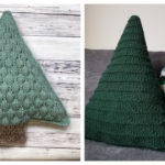 Christmas Tree Pillow Knitting Patterns