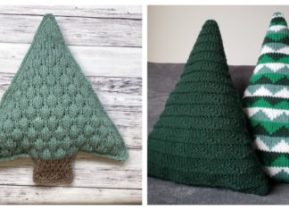 Christmas Tree Pillow Knitting Patterns