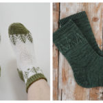 Christmas Tree Socks Knitting Patterns