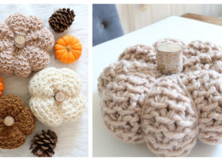 Chunky Small Pumpkins Free Knitting Pattern