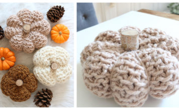 Chunky Small Pumpkins Free Knitting Pattern