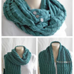 Convertible Spruce Cowl Free Knitting Pattern