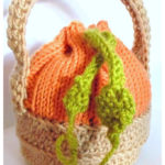 Fall Favour Bag Free Knitting Pattern