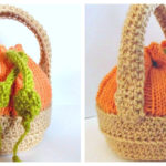 Fall Favour Bag Free Knitting Pattern