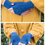 Homeward Bound Mitts Free Knitting Pattern