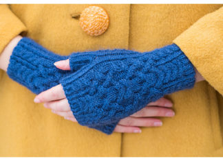 Homeward Bound Mitts Free Knitting Pattern