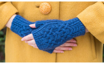Homeward Bound Mitts Free Knitting Pattern